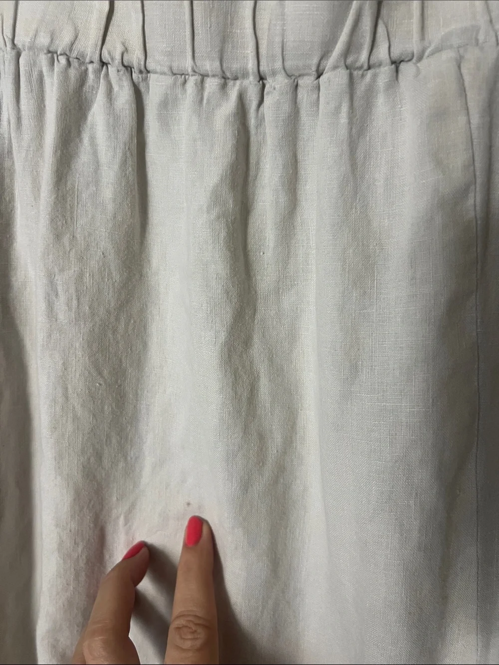 Sold sold sold Quince Sand European Linen Side Slit Maxi Skirt sand large